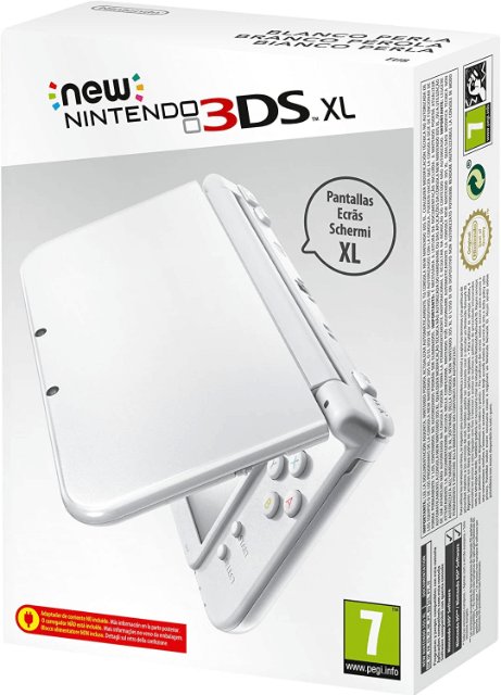 New Nintendo 3DS Super Mario White Edition box art for Nintendo 3DS